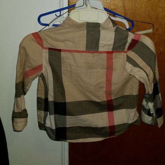 Authentic Burberry button down shirt size 4 - Picture 4 of 4